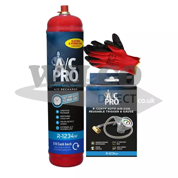 CAR AIR CON Kit Top Up Aircon Conditioning Recharge Refill R1234YF
