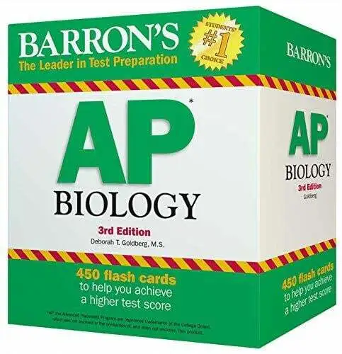 Ap Biology Flash Cards (Barron's Ap) Goldberg M.S Deborah T. Book