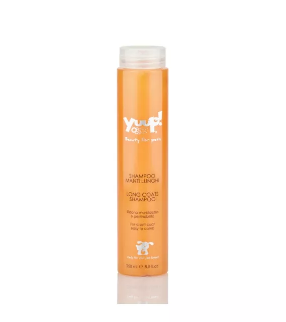 Yuup Shampoo Manti Lunghi 250ML Shampoo ideale per i manti lunghi per cani