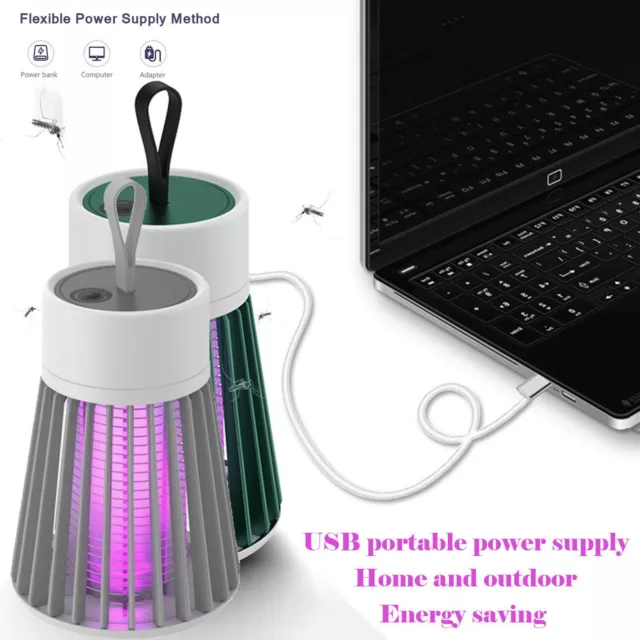 Rechargeable Mosquito Repellent Lamp With Hanging Ring Portable Electric USB