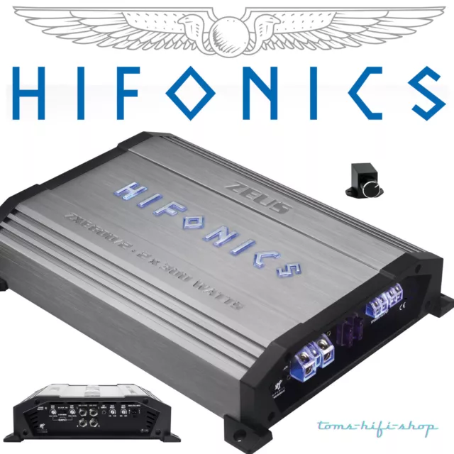 B-Ware Hifonics Zeus ZXE600/2 2-Kanal 600Watt RMS Klasse A/B Verstärker Auto