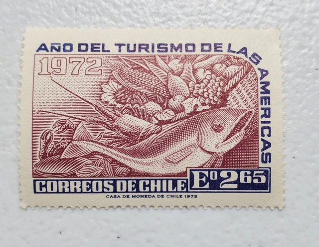 Correos De Chile  Ano De Turismo De Las Americas 2.65 Postage Stamp 06/299