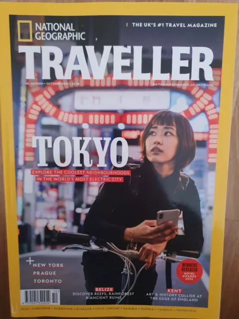 National Geographic Traveller magazine - October 2022 -  Tokyo - Brand New 