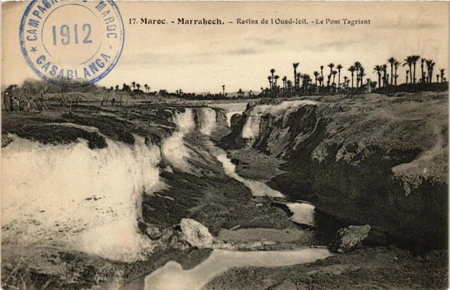 CPA AK MARRAKECH Ravins de l'Oued-Icil MAROC (688360)