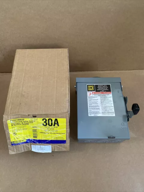 General Duty Safety Switch 30A 240V Disconnect Switch Electrical Box DU221RBUP