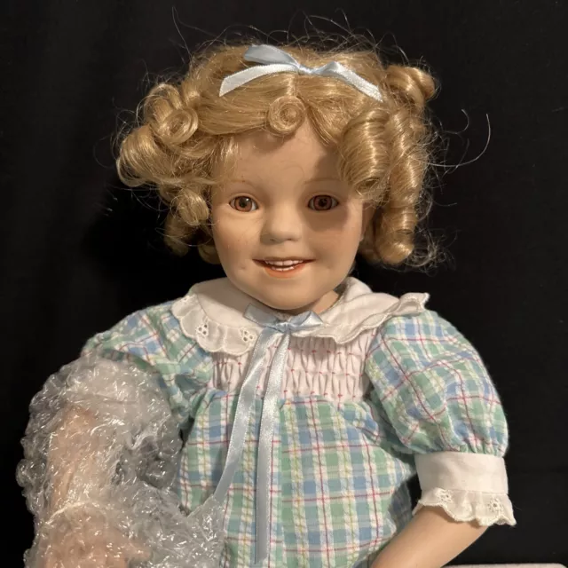 Danbury Mint "Little Miss Shirley" Temple Toddler Doll Elke Hutchens Porcelain