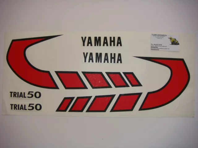Ty 50  Yamaha  Emblèmes Compatible Pour Réservoir +Reservoir D'huile Et Grille