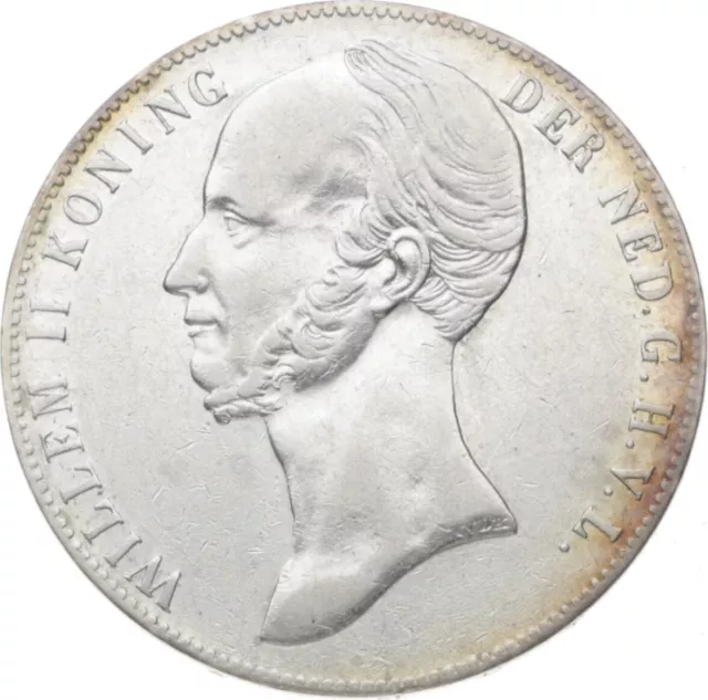 Niederlande - 2 1/2 Gulden 1845 - Wilhelm II.