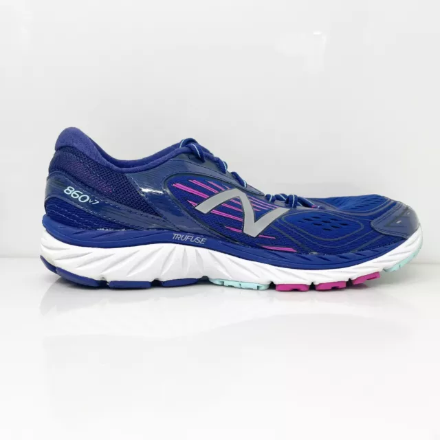 New Balance Womens 860 V7 W860BP7 Blue Running Shoes Sneakers Size 9.5 D