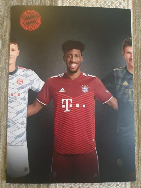 Kingsley Coman FC Bayern München Autogramm AK