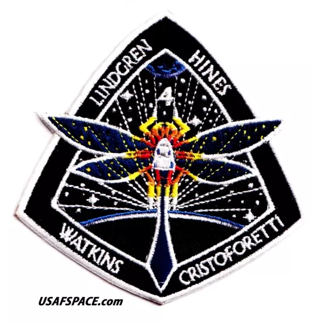 Authentic NASA SPACEX -CREW-4- ISS Mission - AB Emblem -CREW DRAGON- SPACE PATCH