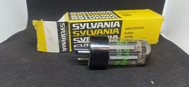 Lampe électronique Vintage Philips Italia We26 = E444 - Tube à Vide Pour Radio Collection (Testée Bonne émission)