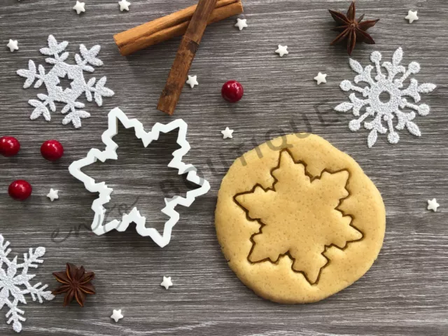 Snowflake Xmas Cookie Cutter 05 | Christmas | Fondant Cake Decorating | UK