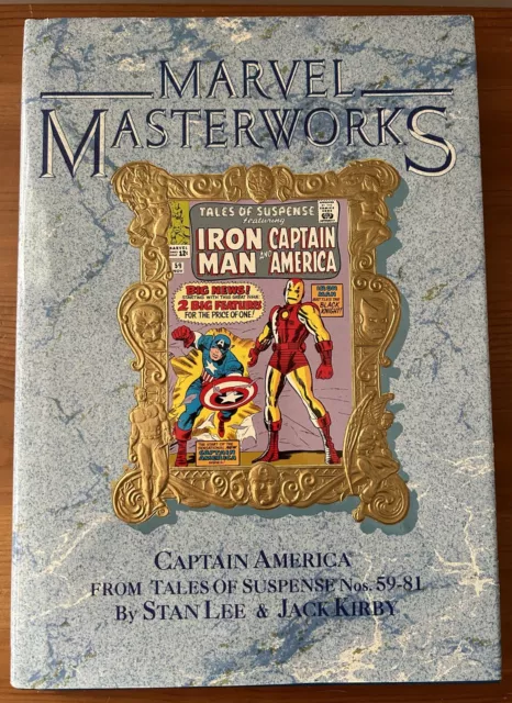Marvel Masterworks Vol. 14 Captain America! HC Lmtd' Ed. DM Variant!