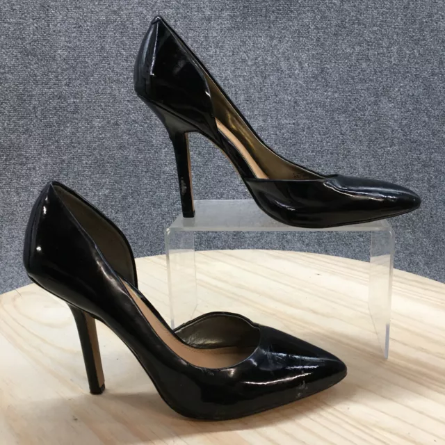 BCBG Paris Shoes Womens 8 B Jaze Pump D'orsay Black Patent Leather Pointed Toe