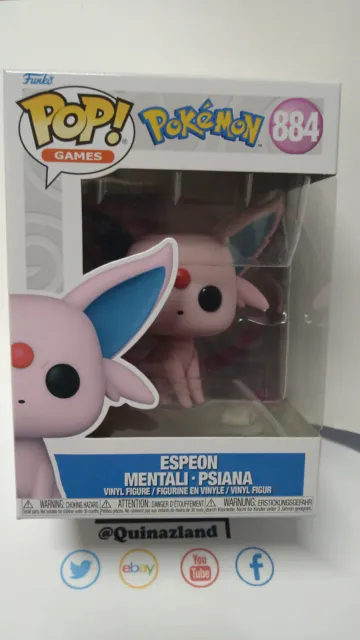 Pokémon POP! Games Mentali Espeon (EMEA) Vinyle Figurine 10cm N°884
