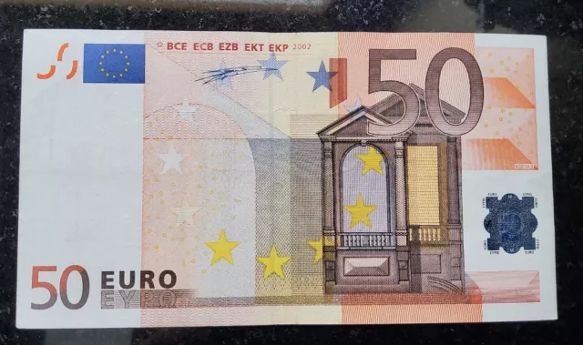 Billet de Banque/Banknote 50 euros 2002 W. Duisenberg IRLANDE K001