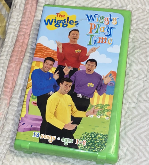 The Wiggles Wiggly Play Time Vhs Clamshell 2001 Free Shipping 861 