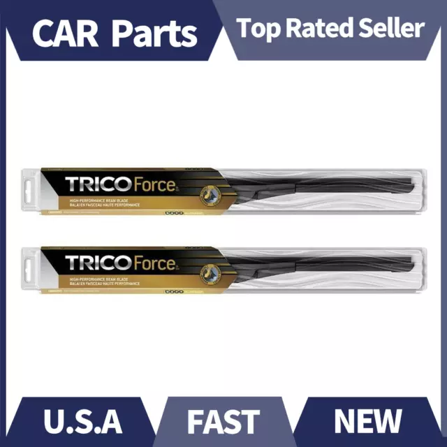 2X Trico Wiper Blade 20" Front Force window For 1976 Mercedes-Benz 240D (Late)