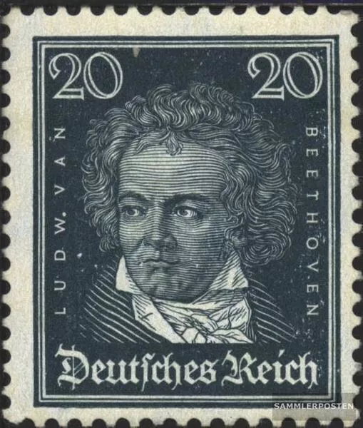 Allemand Empire 392X oblitéré 1926 têtes célèbre Allemand