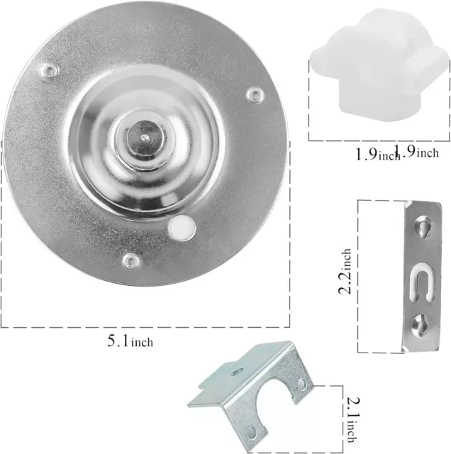 5303281153 Heavy Duty Dryer Drum Bearing Kit Fits Frigidaire Kenmore Sears 2pack 3