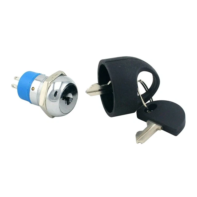 Accensione Interruttore Blocco Core Aperto Scooter Zinco Alluminio Cover Cromo