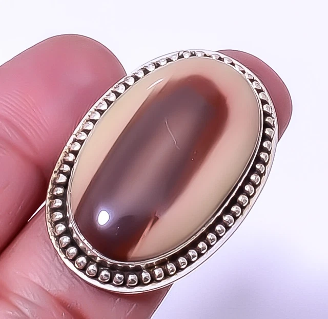 Imperial Jasper - Guadalajara 925 Silver Handmade Ring s.8.5 R1270-29