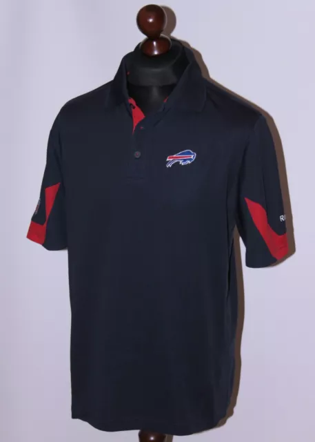 Buffalo Bills NFL american football training polo shirt jersey Reebok Size S