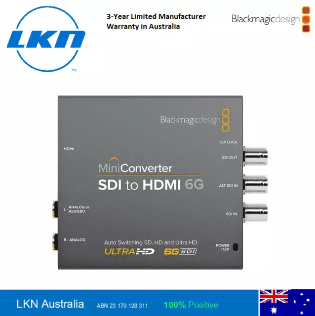 Blackmagic Design Mini Converter - SDI to HDMI 6G