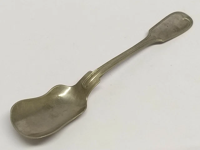 Ancienne Cuillère à Sucre XIXème – Poinçonnée – 50g – 19,5 Cm – Argenterie Vintage