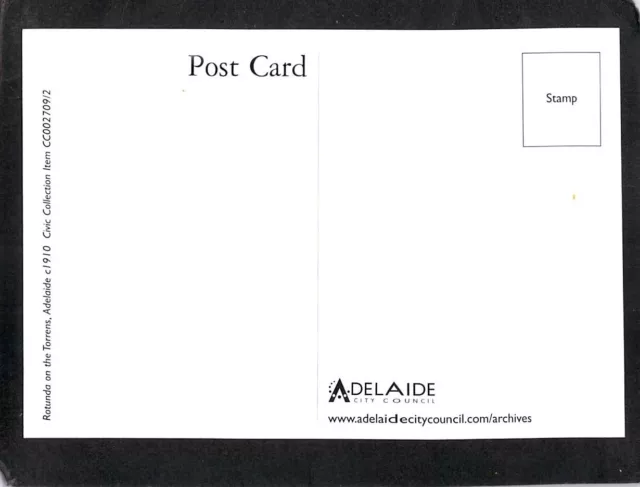 S0234 Australia SA Adelaide Elder Park River Torrens council postcard 2