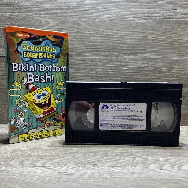 Spongebob Squarepants Bikini Bottom Bash Vhs Tape Eba vrogue.co