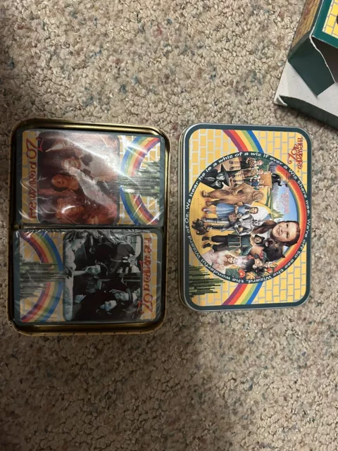 Vintage Wizard of Oz Playing Cards in Tin Box