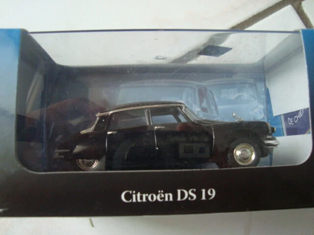 1/43 en boite president presidentielle citroen ds 19 de gaulle 1962 clamart