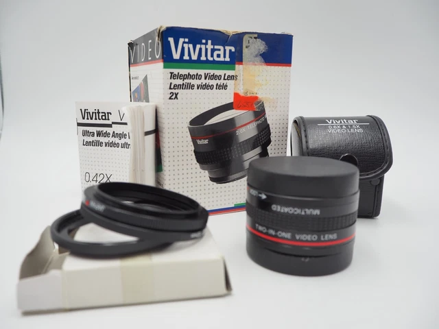 Vivitar 52mm Wide Angle Lens Kit For Nikon D3300,D5300 And All