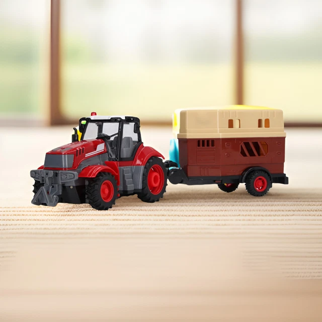 RC FARM TRACTOR Toy Educational Rechargeable Remote Control Farm Truck