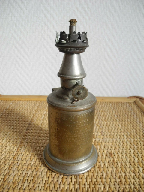 Paire De Lampes à Essence En Laiton – XIXe Siècle, Style Industriel