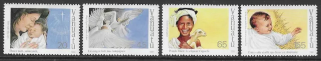 Vanuatu Sg515/8 1988 Christmas   Mnh