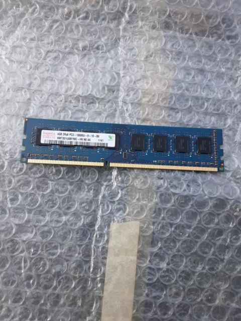 MEMORIE RAM 4 GB DDR3 HYNIX PC3 10600U 1333 MHz 240 PIN DESKTOP TESTATO
