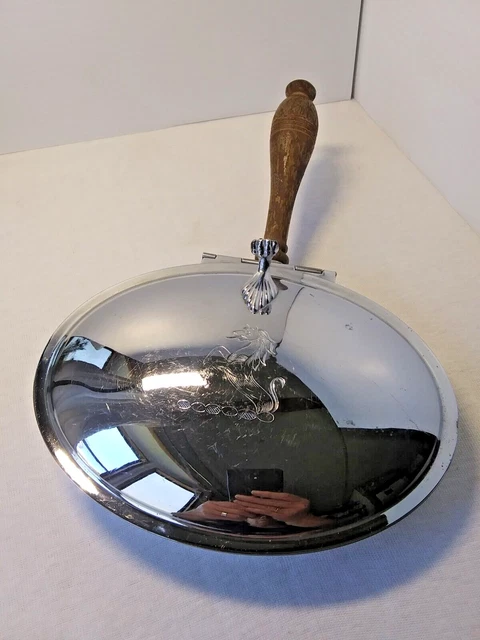 Krome Kraft Farber Brothers Stainless Steel Crumb Catcher MCM Dragon Horse Head