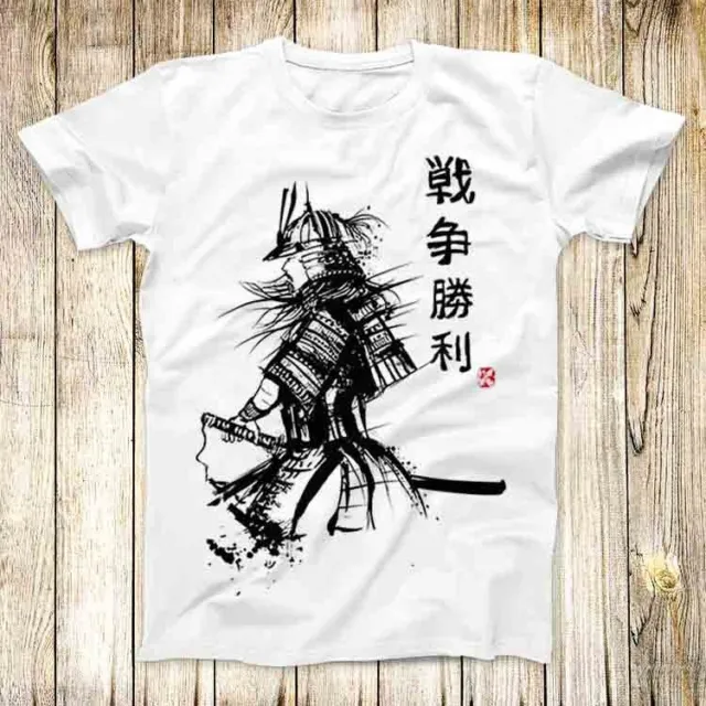 Japanese Samurai Warrior Manga Anime T Shirt Meme Men Women Unisex Top Tee 4818
