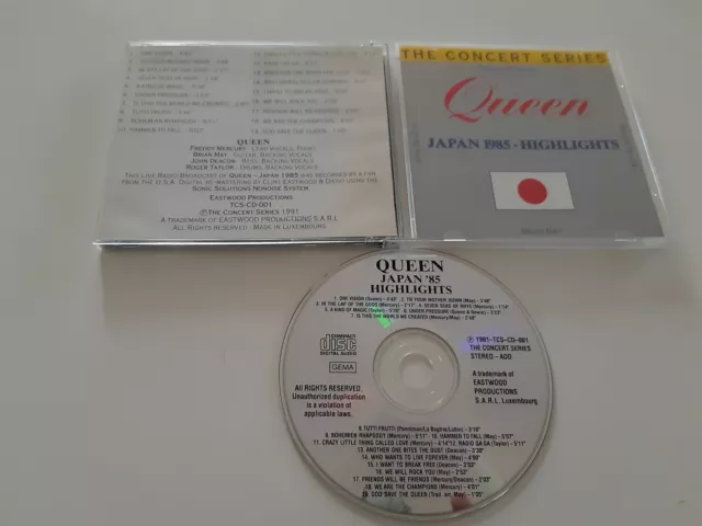 QUEEN  live Japan 1985 highlights Freddie Mercury