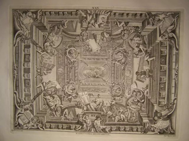 Galleria Uffizi Allegoria Ritratti 1745: Le Fabbriche