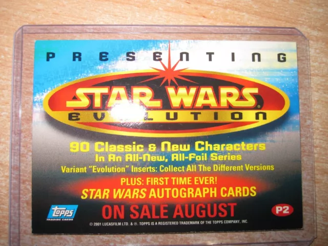 Star Wars Evolution Topps Not Update Promo P2 Obi-Wan Gem 2