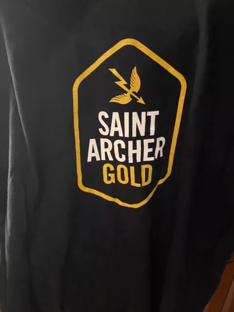 Saint Archer Gold Black T-Shirt--Xl