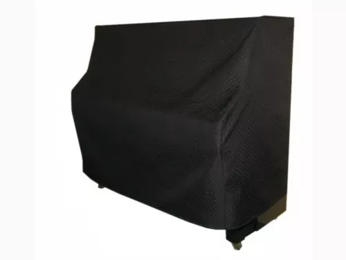 Klavierdecke Pianodecke Schwarz wattiert Hülle 104 x 147 x 58 cm