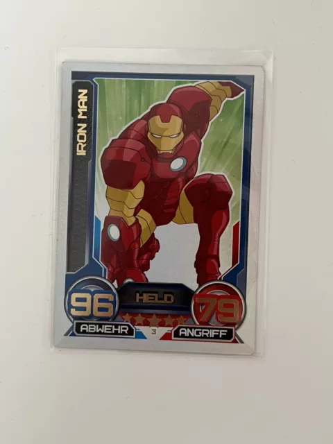 Iron Man 3 Holo Marvel 2010 Topps Hero Attax Trading Card Game