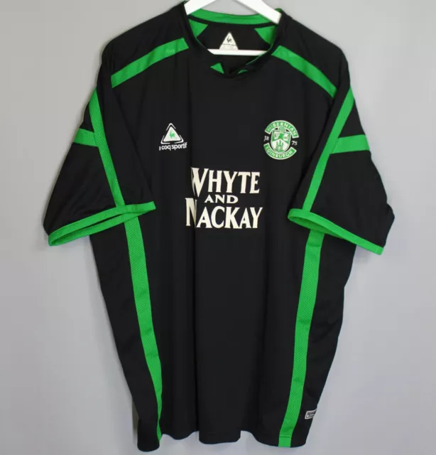 Hibernian Scotland 2005/2006 Away Football Shirt Jersey Le Coq Sportif Size S