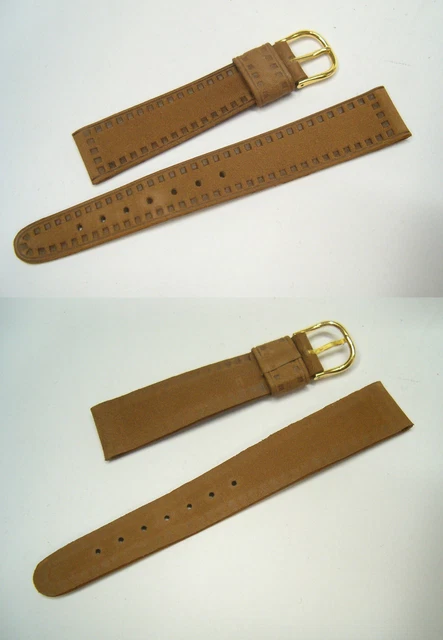 Cinturino in vera PELLE idrorepellente per orologi classici con ansa da 18 mm