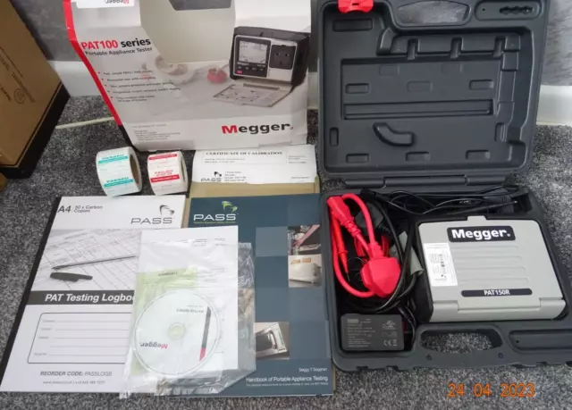 Megger PAT150R-UK Tester PAT per elettrodomestici portatili con test RCD